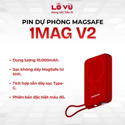 Pin dự phòng magsafe 1Mag V2 10.000mAh