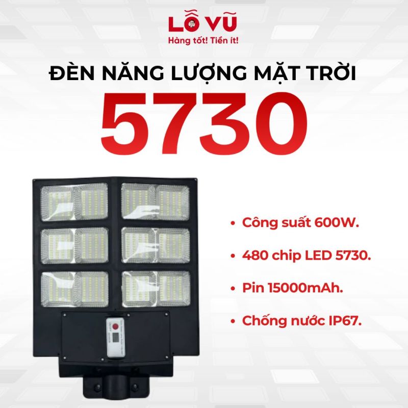 Đèn năng lượng mặt trời 5730
