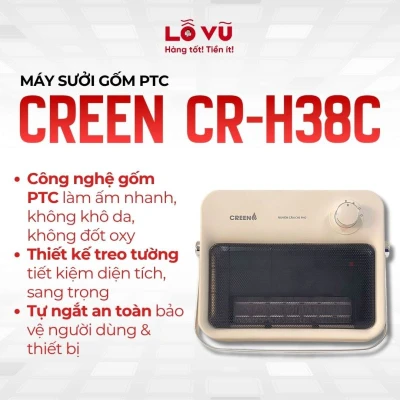 Máy sưởi gốm PTC Creen CR-H38C
