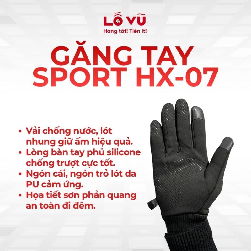 Găng tay Sport HX-07