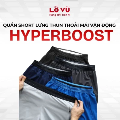 Quần short lưng thun thoải mái vận động HyperBoost