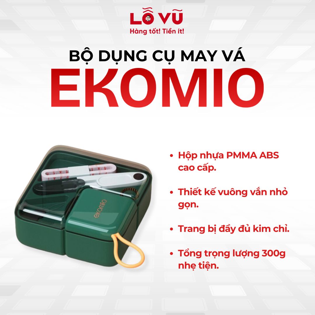 Bộ dụng cụ may vá EKOMIO