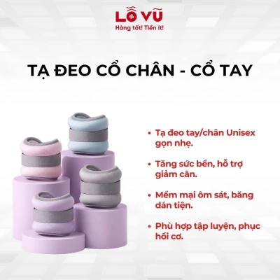 (1 chiếc) Tạ đeo cổ chân cổ tay - Tăng sức bền, hỗ trợ chạy bộ và luyện tập