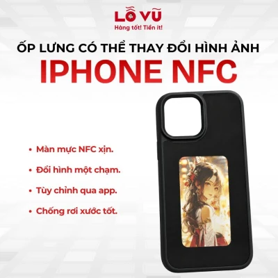 Ốp lưng Iphone NFC có thể thay đổi hình ảnh