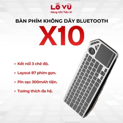 Bàn phím không dây Bluetooth X110