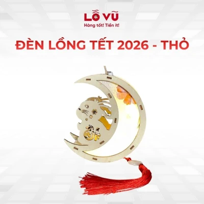 Đèn lồng Tết hoặc Trung Thu 2026 - Thỏ