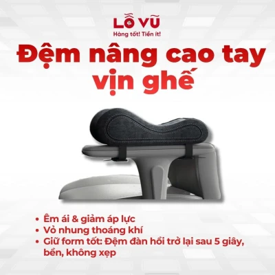 Đệm nâng cao tay vịn ghế