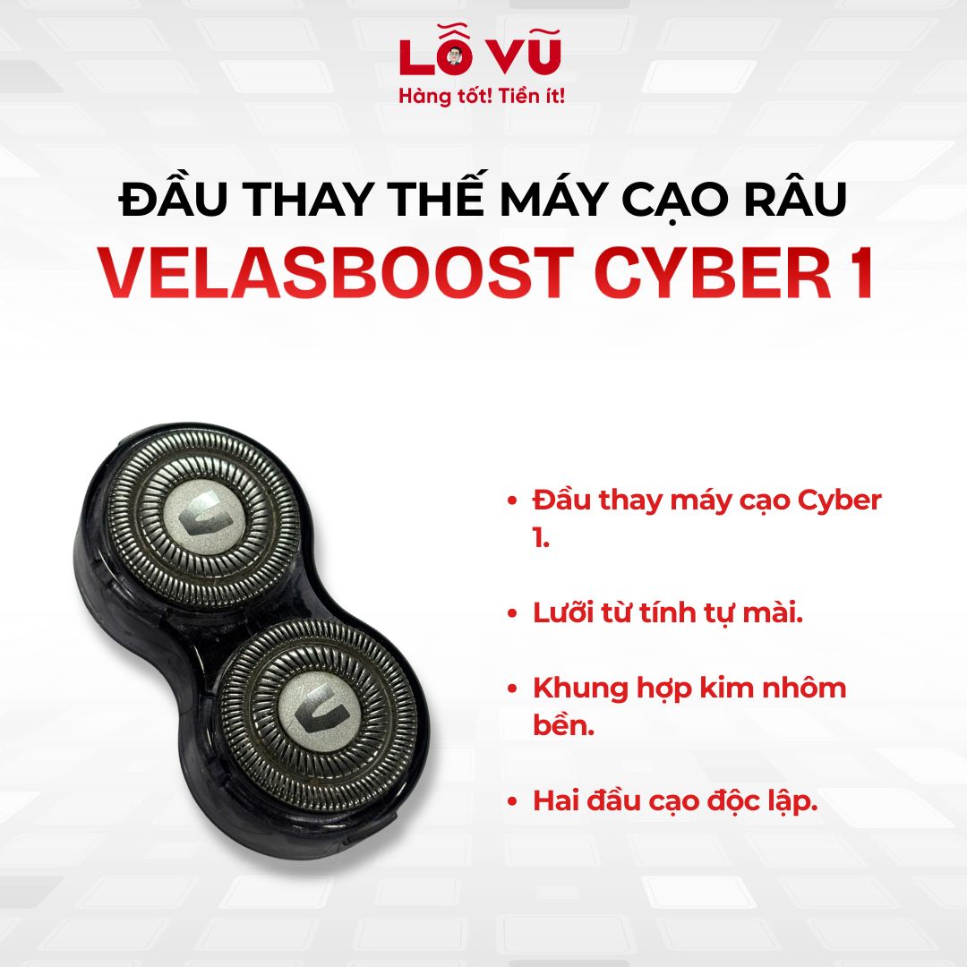 Đầu thay thế máy cạo râu Velasboost Cyber 1